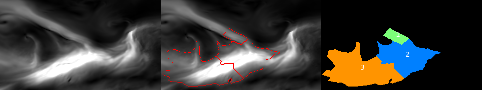 Atmospheric-river tracking output. 