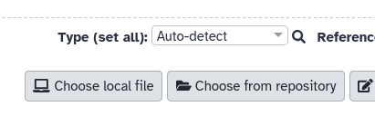 choose from repositories button. 